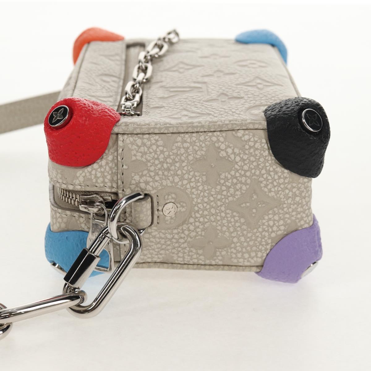 LOUIS VUITTON Taurillon Monogram Climbing Soft Trunk Bag M81606 LV Auth 146364SM