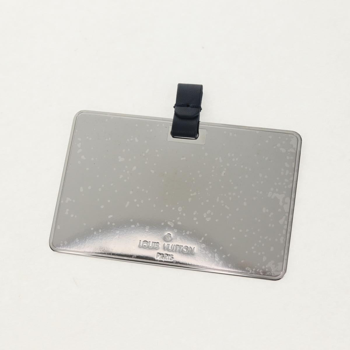 LOUIS VUITTON Monogram Laminated Jacquard Microvanity Navy M82467 Auth 146365SAM