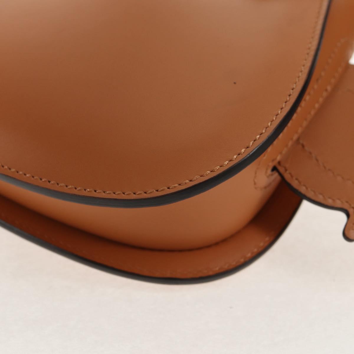 GUCCI Children's Koala Hand Bag Leather Brown Silver 605824 Auth 146368V