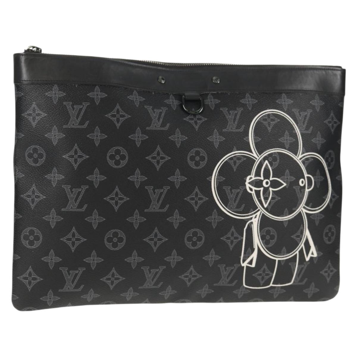 LOUIS VUITTON Eclipse Vivienne Pochette Apollo Limited Item M62904 Auth 146369M