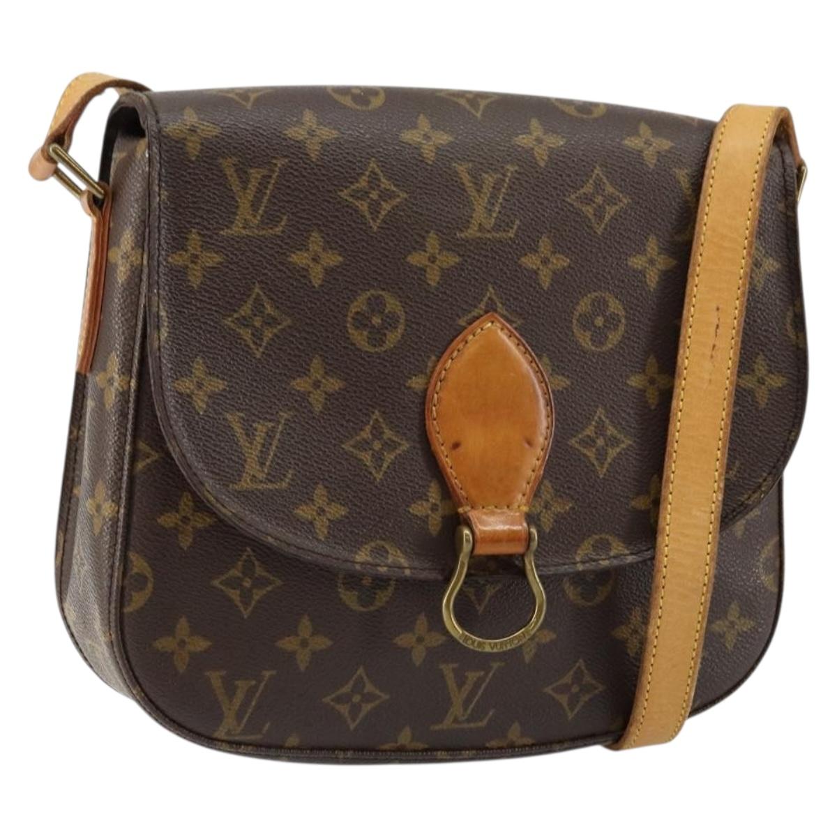 LOUIS VUITTON Monogram Saint Cloud GM Shoulder Bag M51242 LV Auth 146401