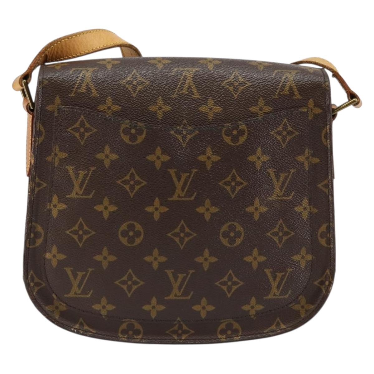 LOUIS VUITTON Monogram Saint Cloud GM Shoulder Bag M51242 LV Auth 146401