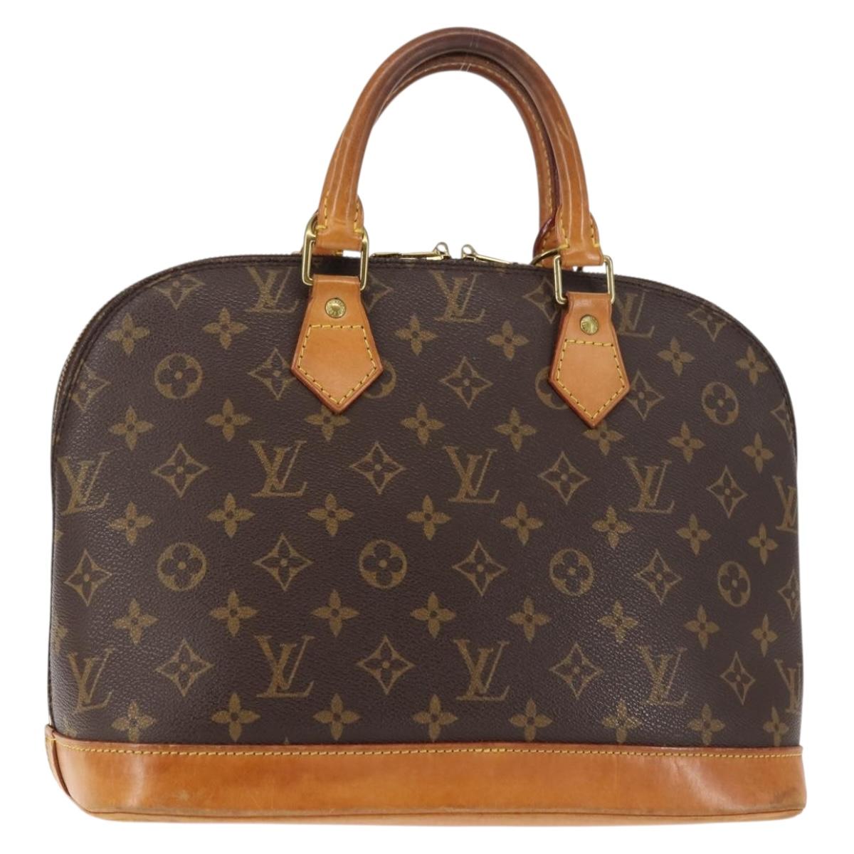 LOUIS VUITTON Monogram Alma Hand Bag M51130 LV Auth 146402