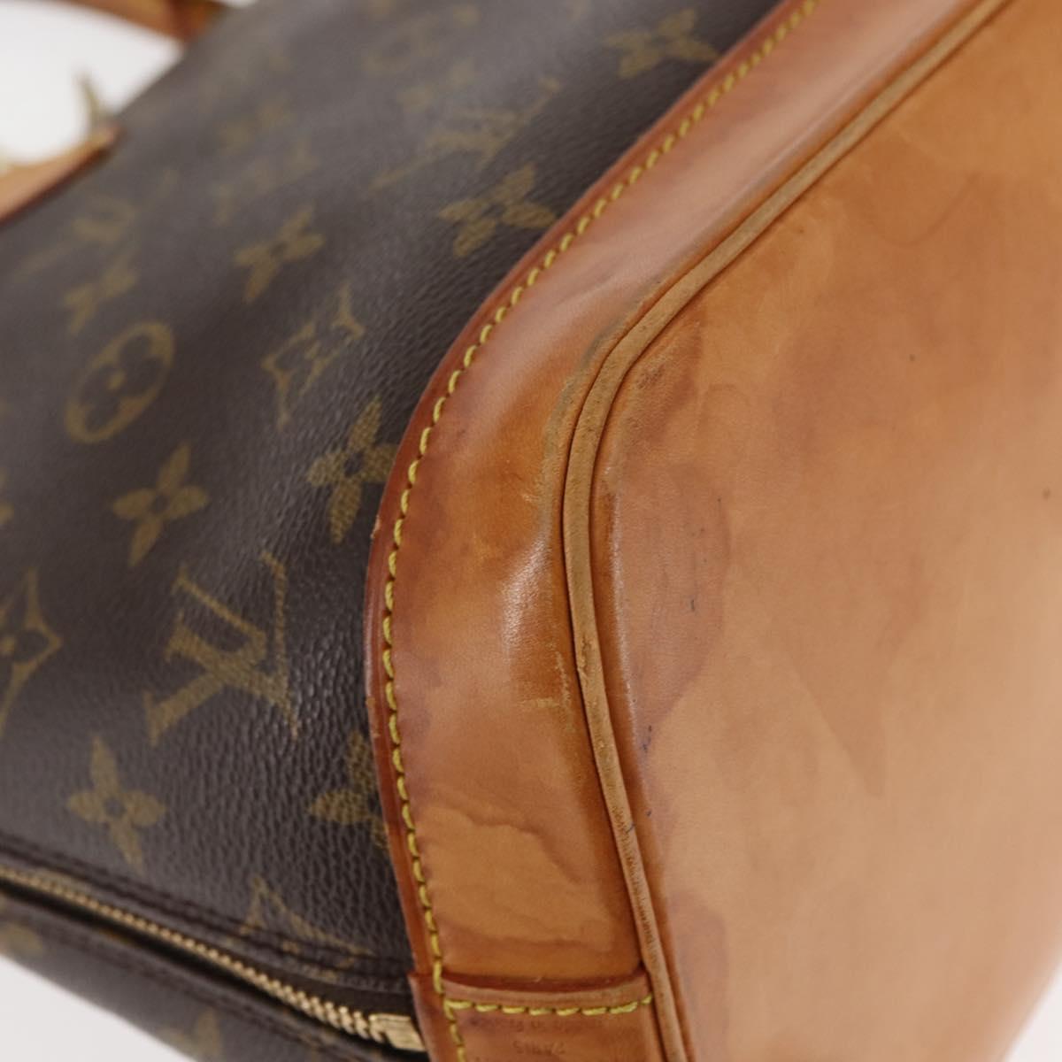 LOUIS VUITTON Monogram Alma Hand Bag M51130 LV Auth 146402