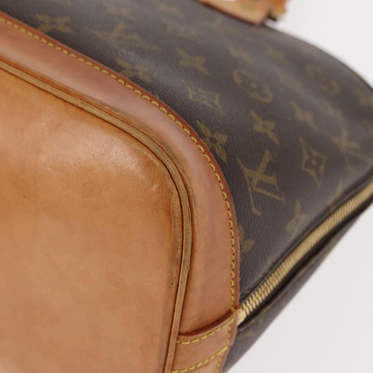 LOUIS VUITTON Monogram Alma Hand Bag M51130 LV Auth 146402