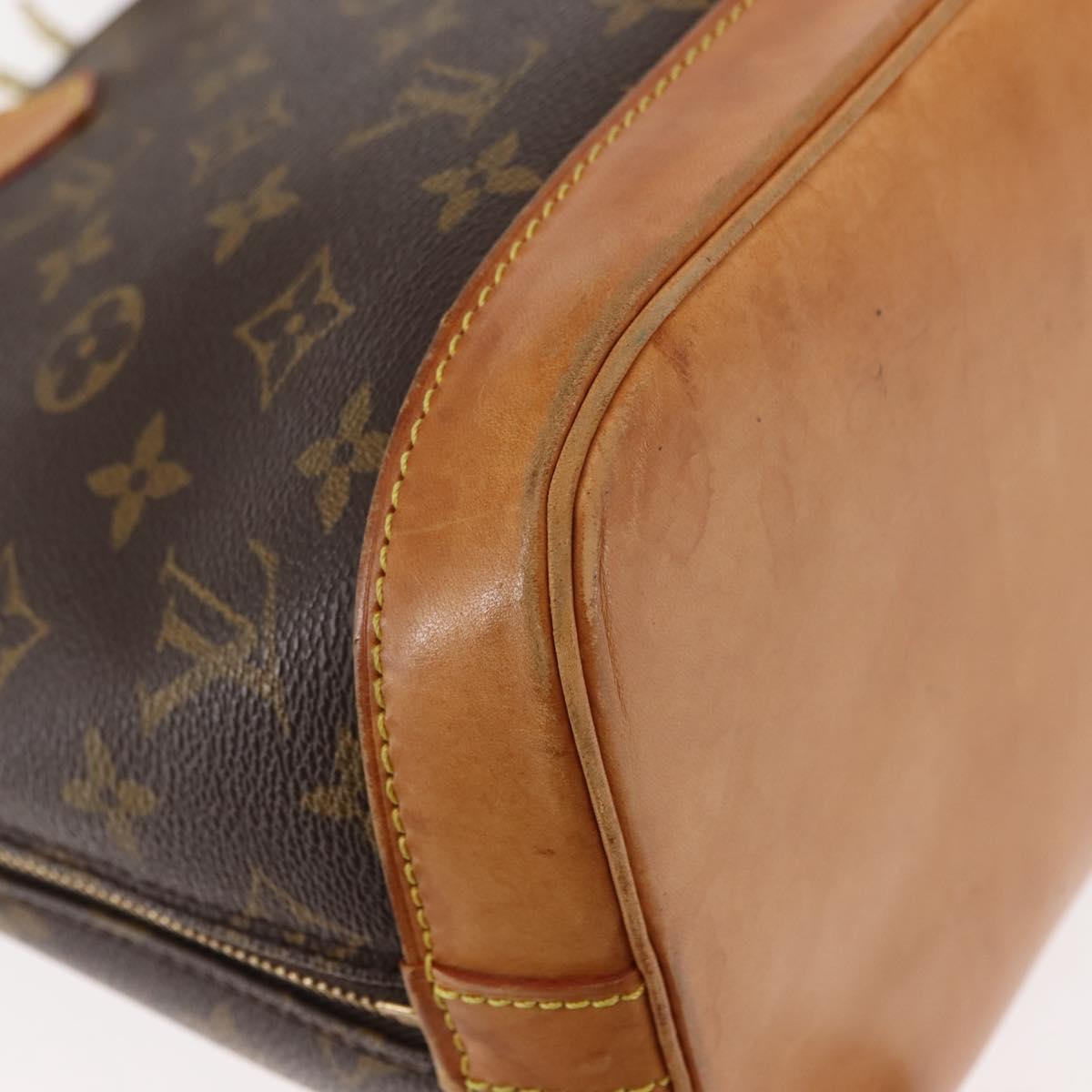 LOUIS VUITTON Monogram Alma Hand Bag M51130 LV Auth 146402
