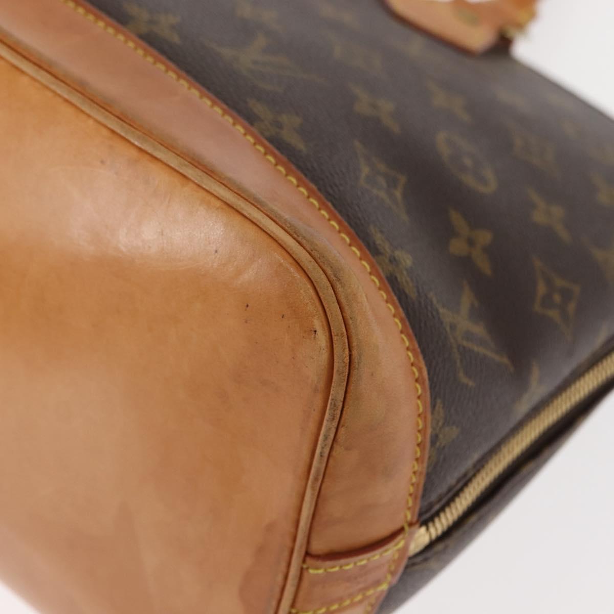 LOUIS VUITTON Monogram Alma Hand Bag M51130 LV Auth 146402