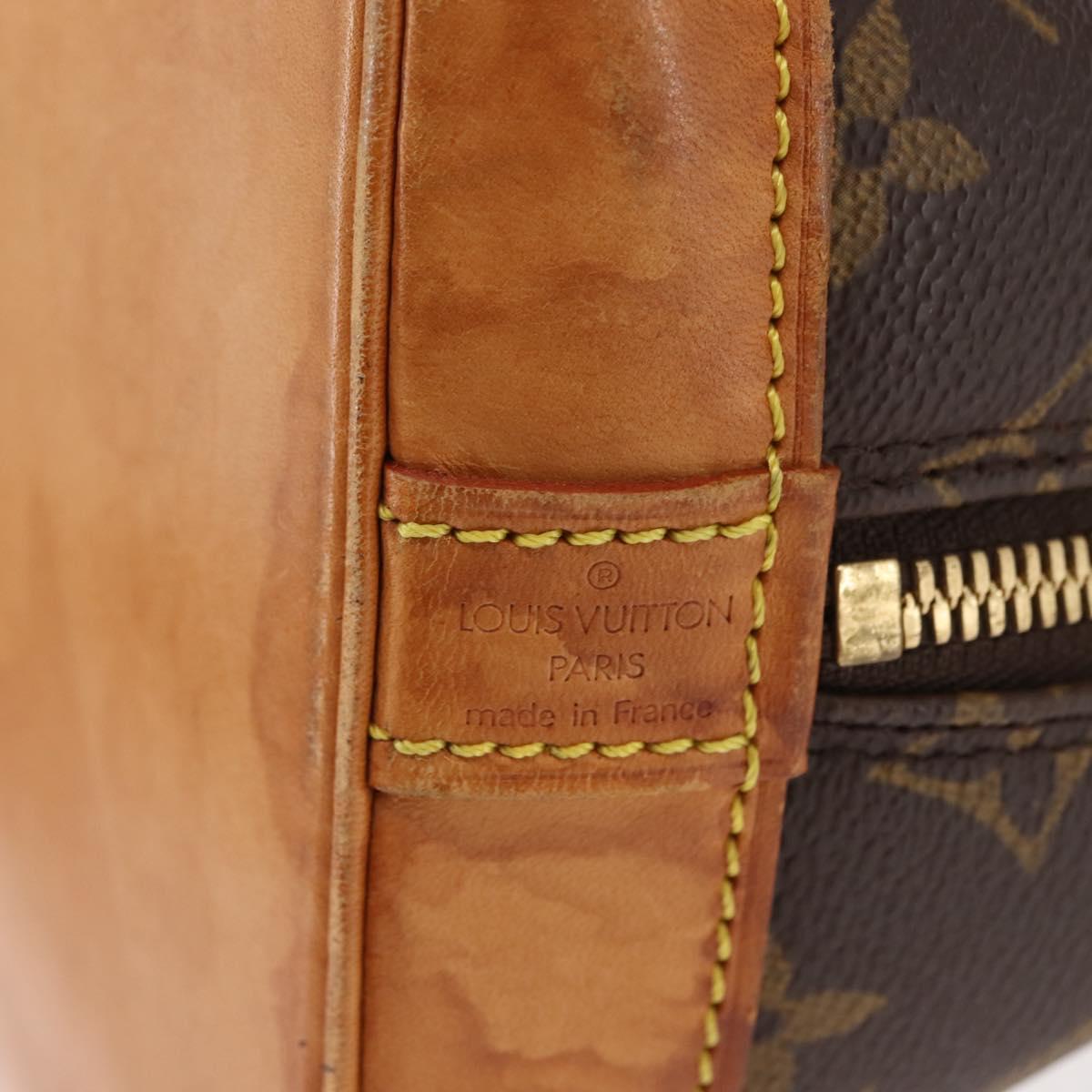 LOUIS VUITTON Monogram Alma Hand Bag M51130 LV Auth 146402