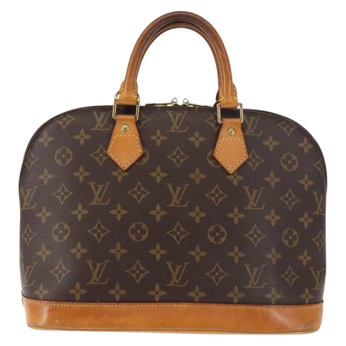 LOUIS VUITTON Monogram Alma Hand Bag M51130 LV Auth 146402