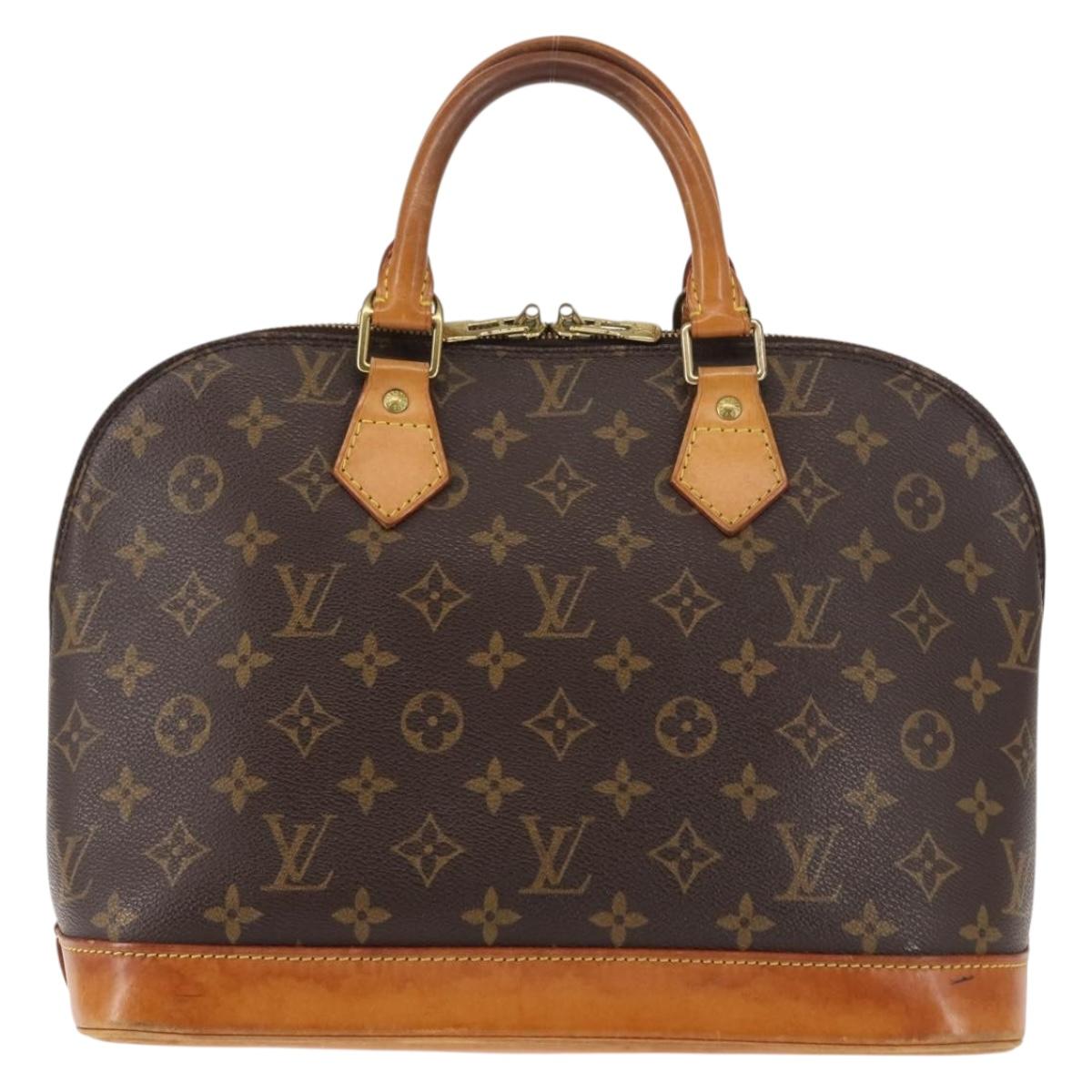 LOUIS VUITTON Monogram Alma Hand Bag M51130 LV Auth 146402