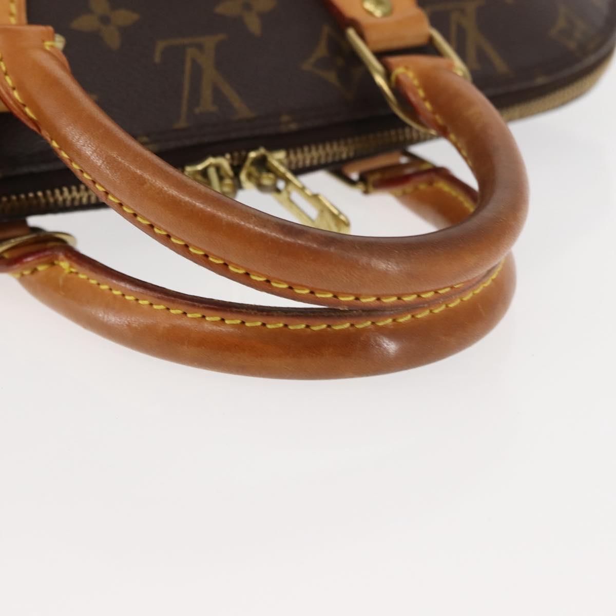 LOUIS VUITTON Monogram Alma Hand Bag M51130 LV Auth 146402