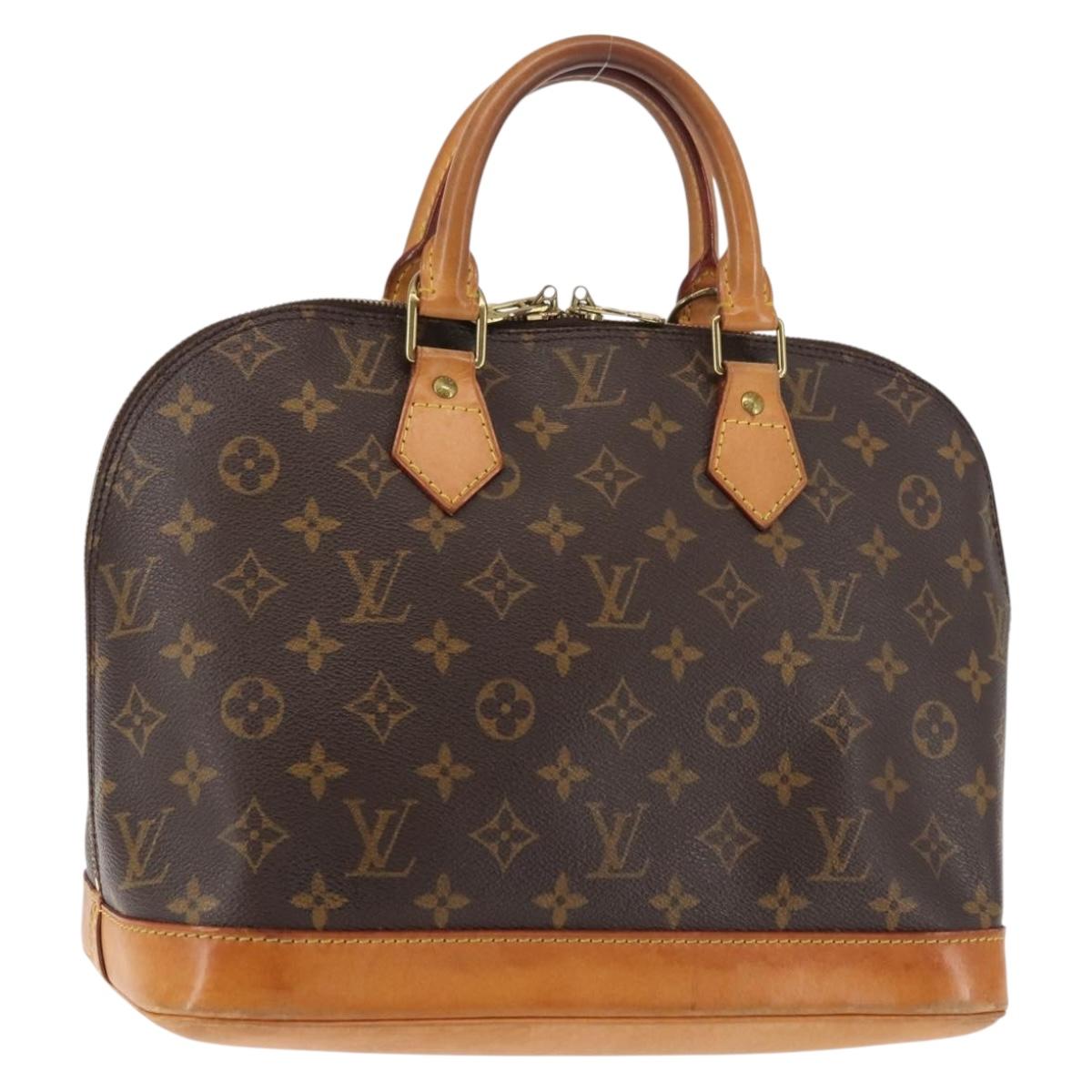 LOUIS VUITTON Monogram Alma Hand Bag M51130 LV Auth 146403