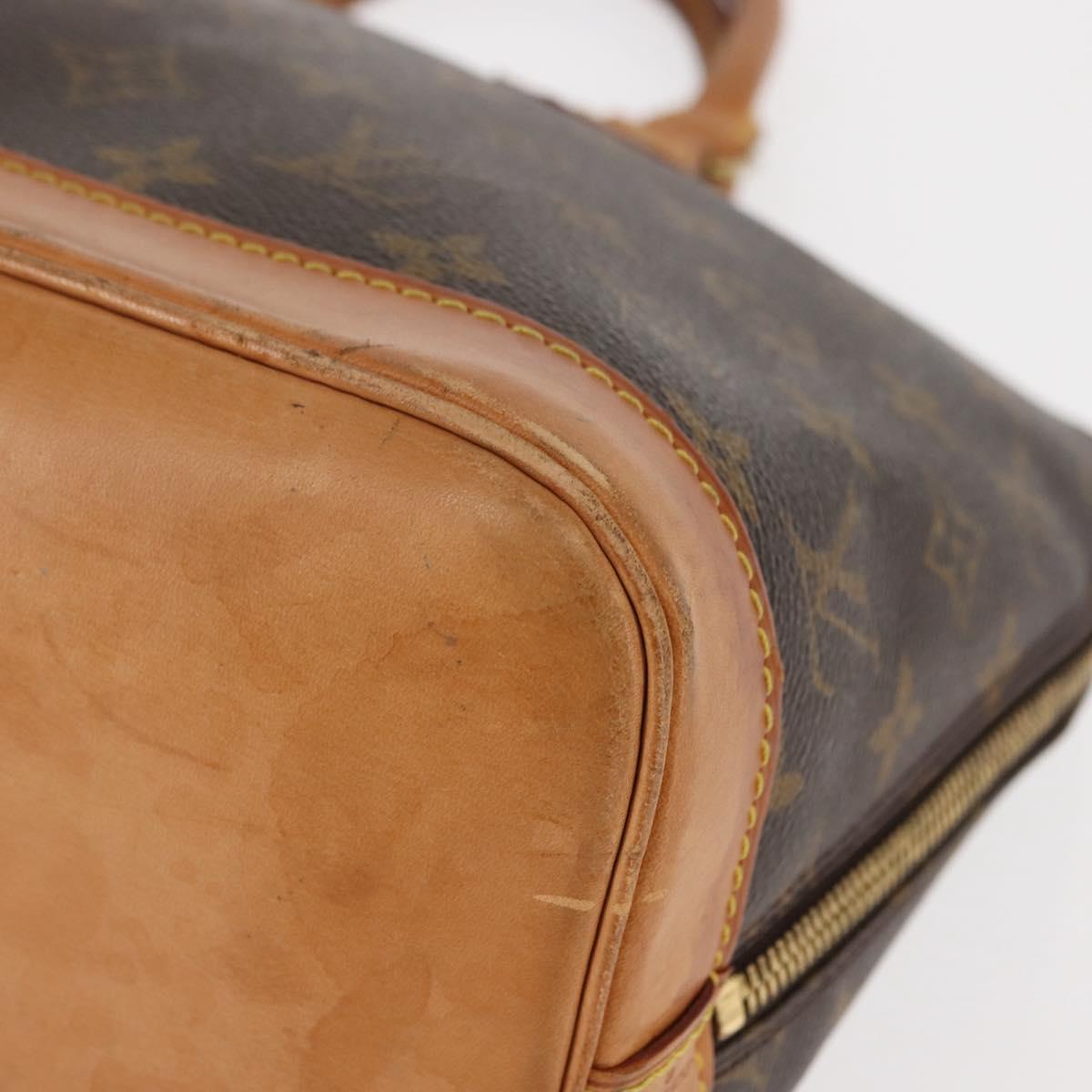 LOUIS VUITTON Monogram Alma Hand Bag M51130 LV Auth 146403