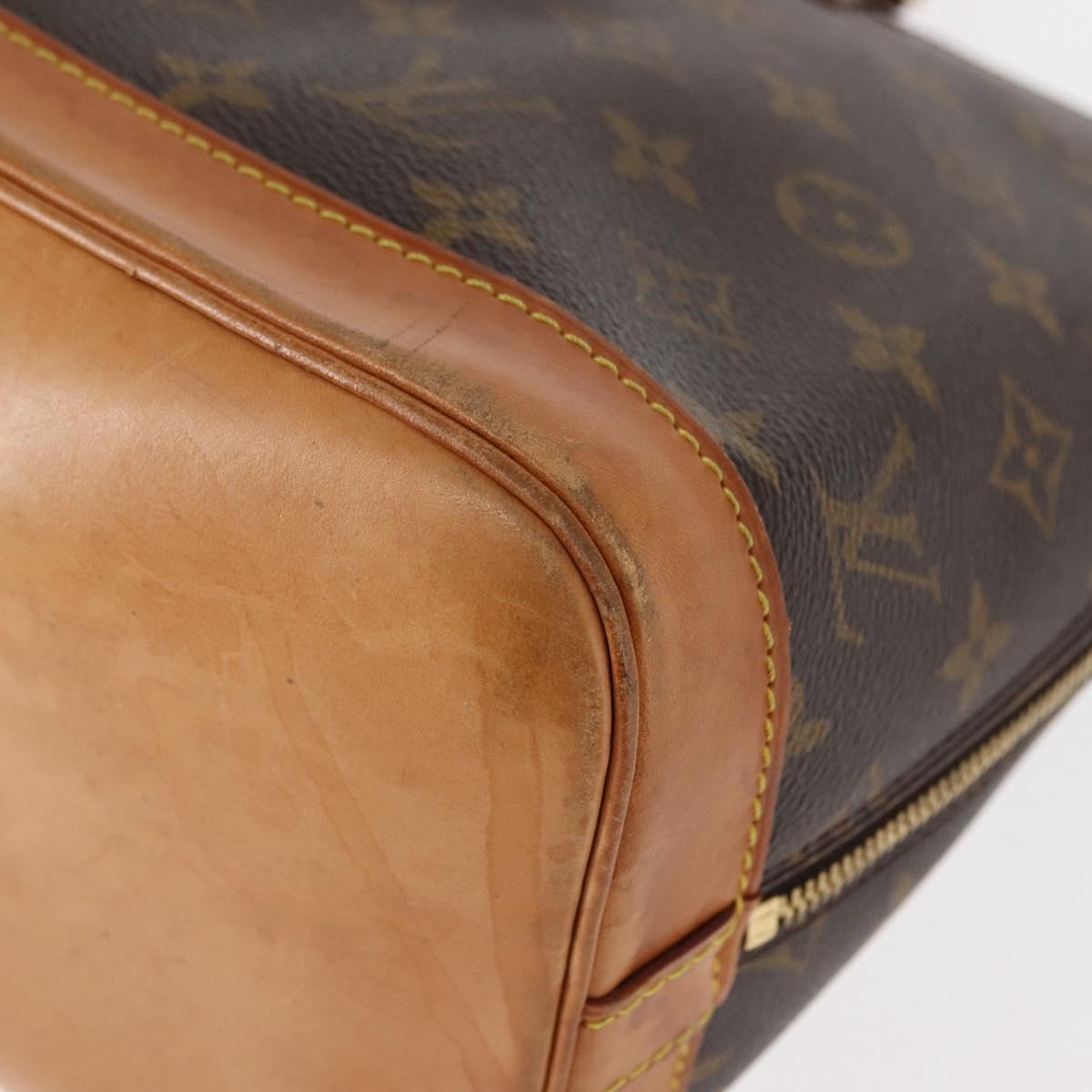 LOUIS VUITTON Monogram Alma Hand Bag M51130 LV Auth 146403