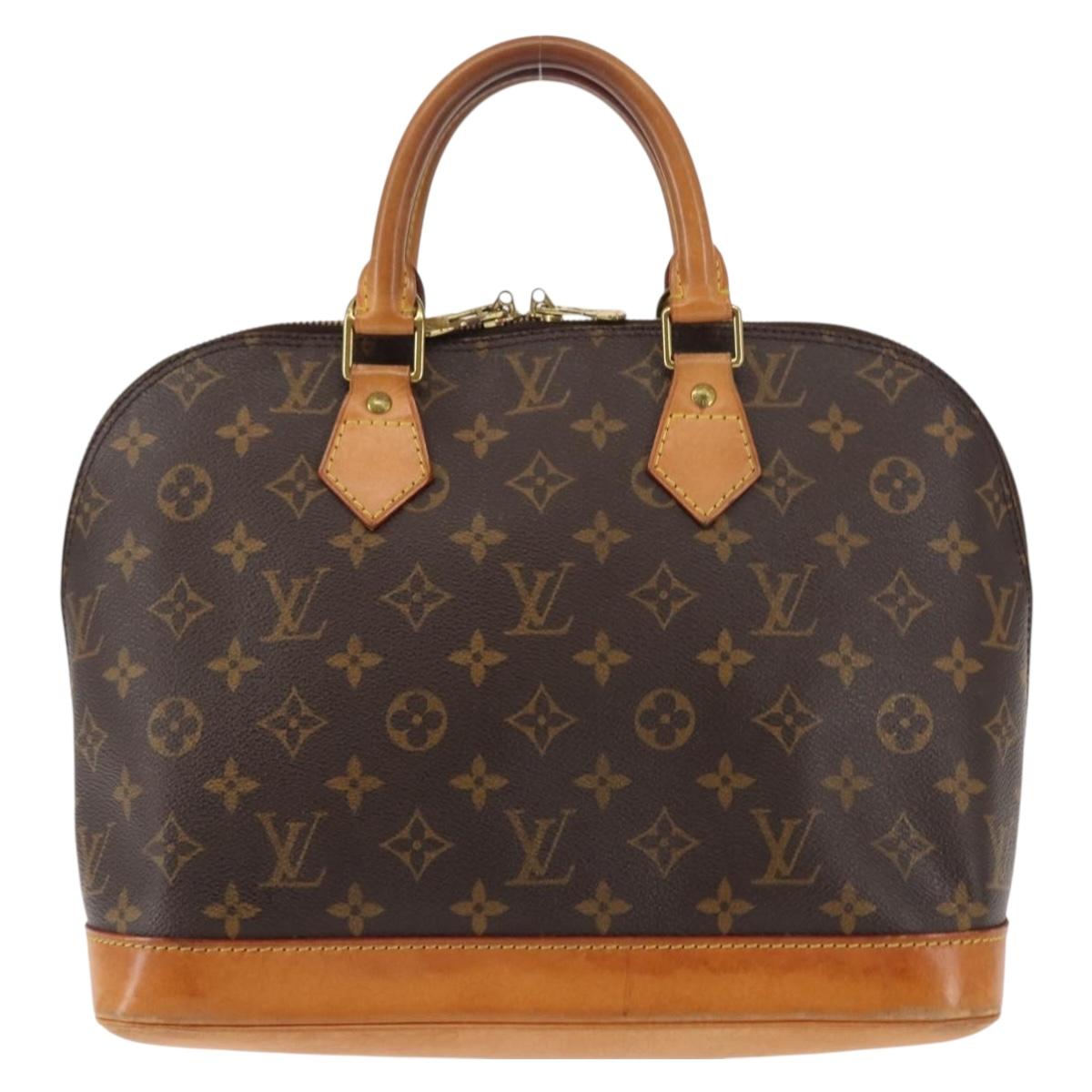 LOUIS VUITTON Monogram Alma Hand Bag M51130 LV Auth 146403