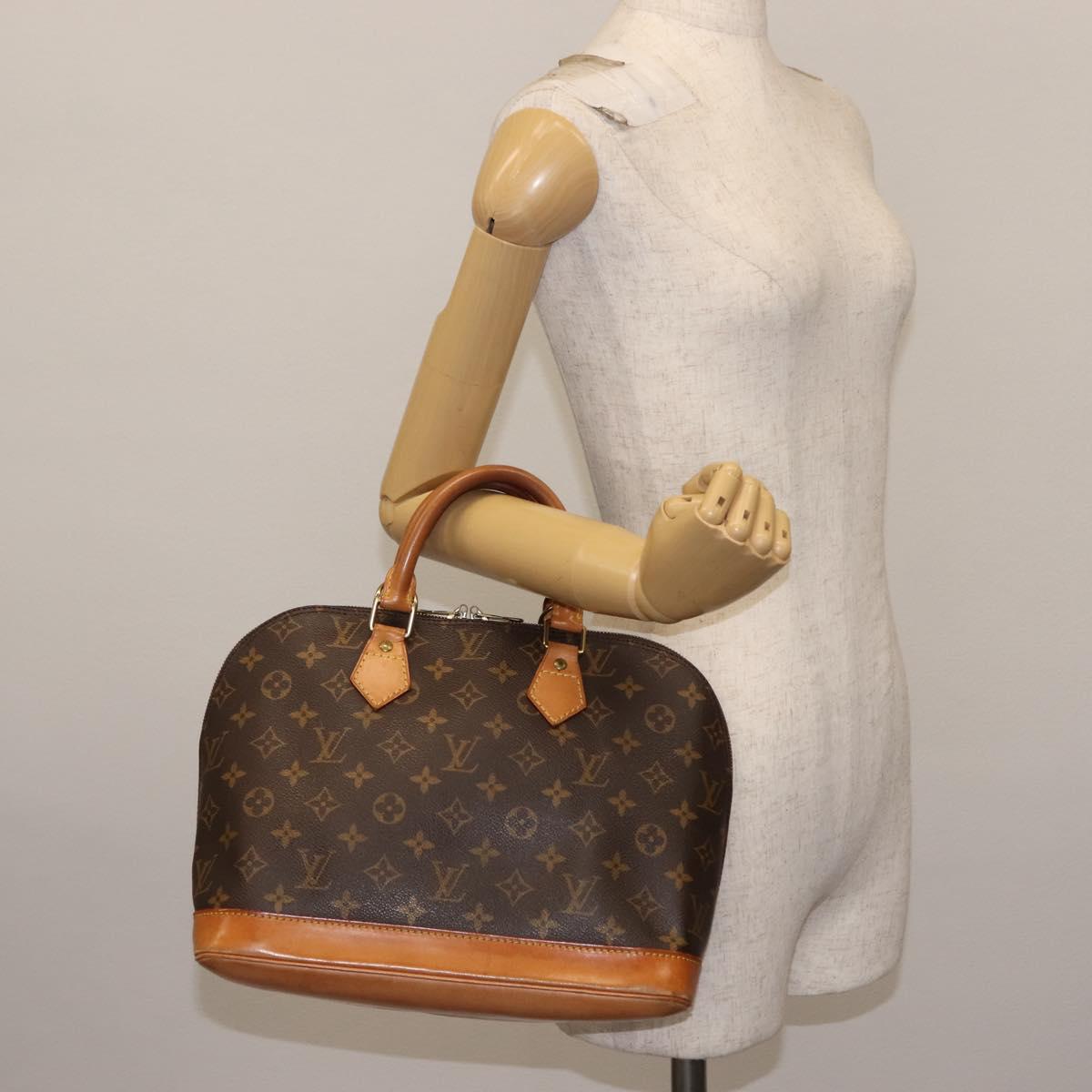LOUIS VUITTON Monogram Alma Hand Bag M51130 LV Auth 146403