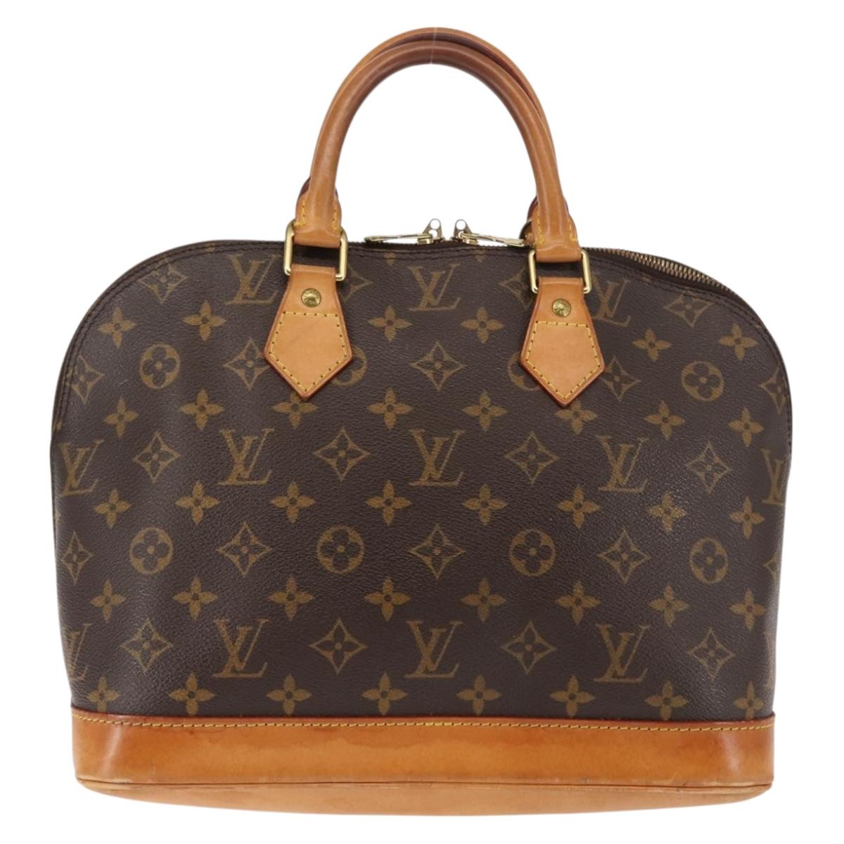 LOUIS VUITTON Monogram Alma Hand Bag M51130 LV Auth 146403