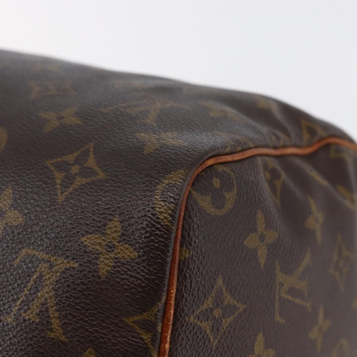 LOUIS VUITTON Monogram Speedy 30 Hand Bag M41526 LV Auth 146407