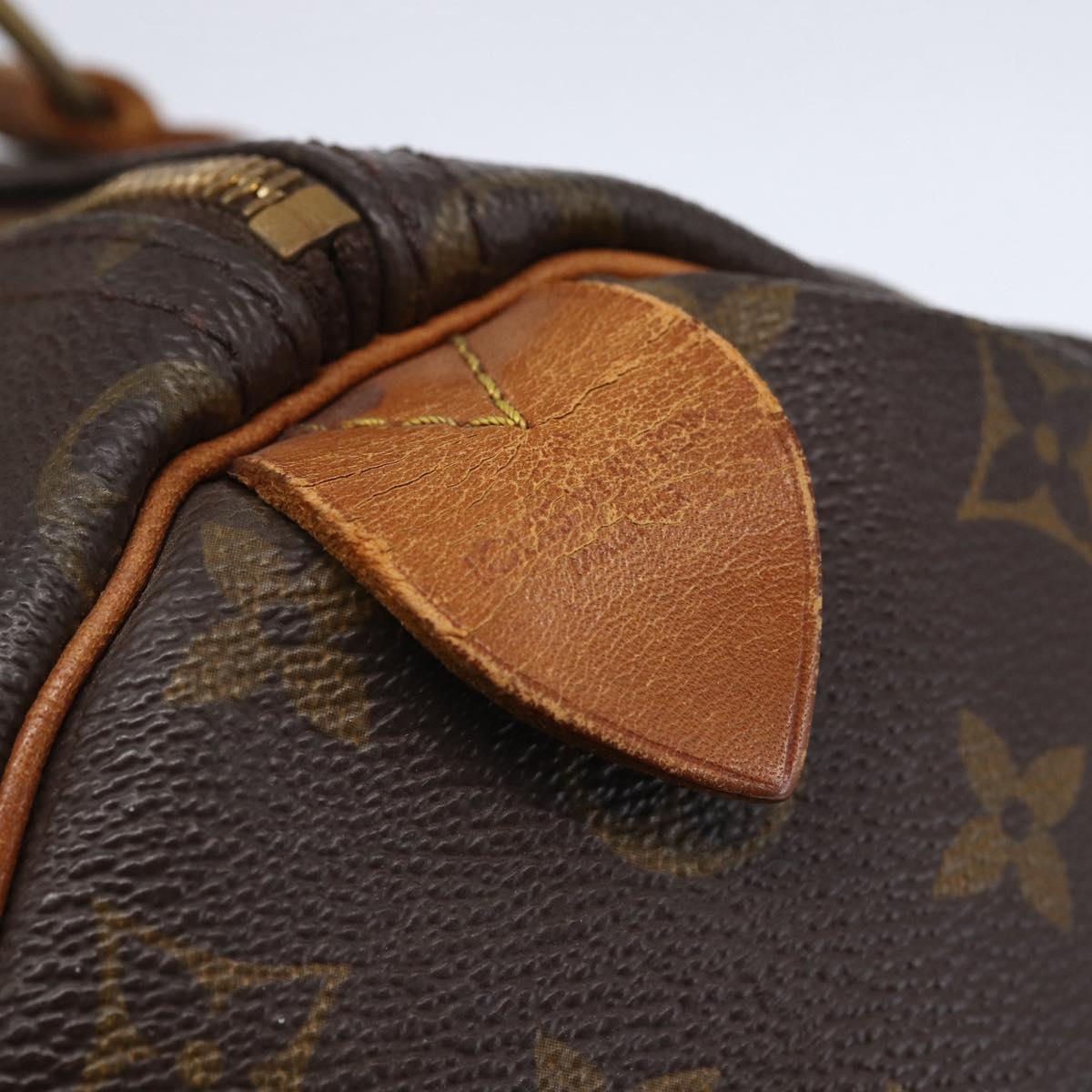 LOUIS VUITTON Monogram Speedy 30 Hand Bag M41526 LV Auth 146407