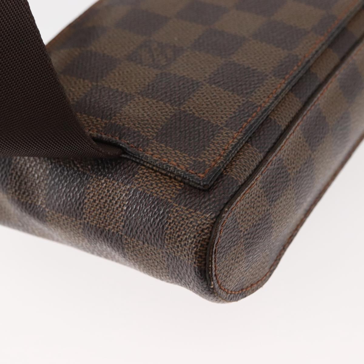 LOUIS VUITTON Damier Ebene Geronimos Shoulder Bag N51994 LV Auth 146410