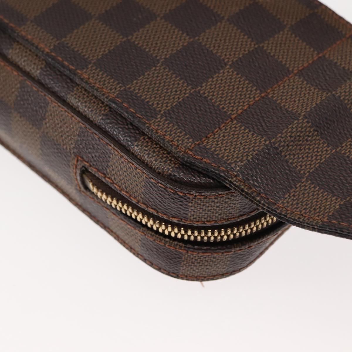 LOUIS VUITTON Damier Ebene Geronimos Shoulder Bag N51994 LV Auth 146410