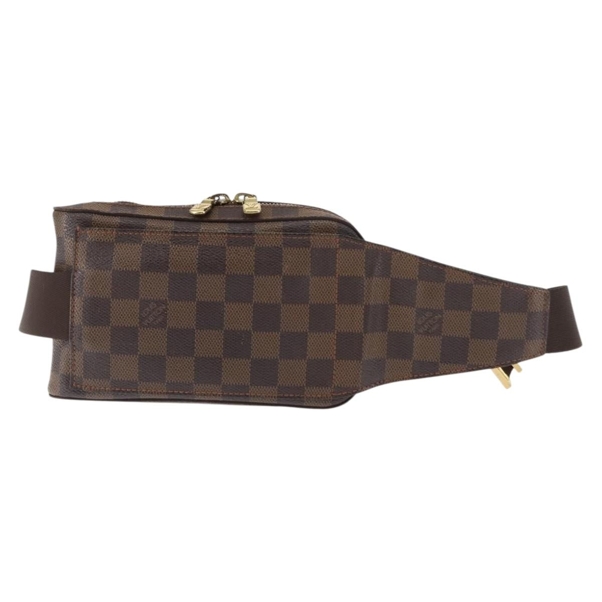 LOUIS VUITTON Damier Ebene Geronimos Shoulder Bag N51994 LV Auth 146410