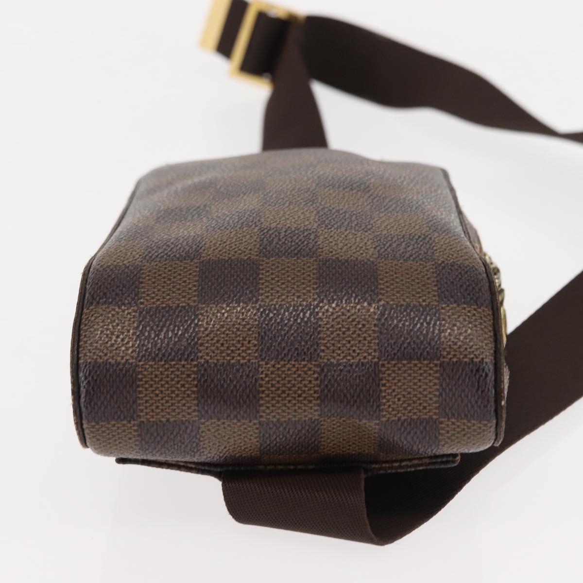 LOUIS VUITTON Damier Ebene Geronimos Shoulder Bag N51994 LV Auth 146410