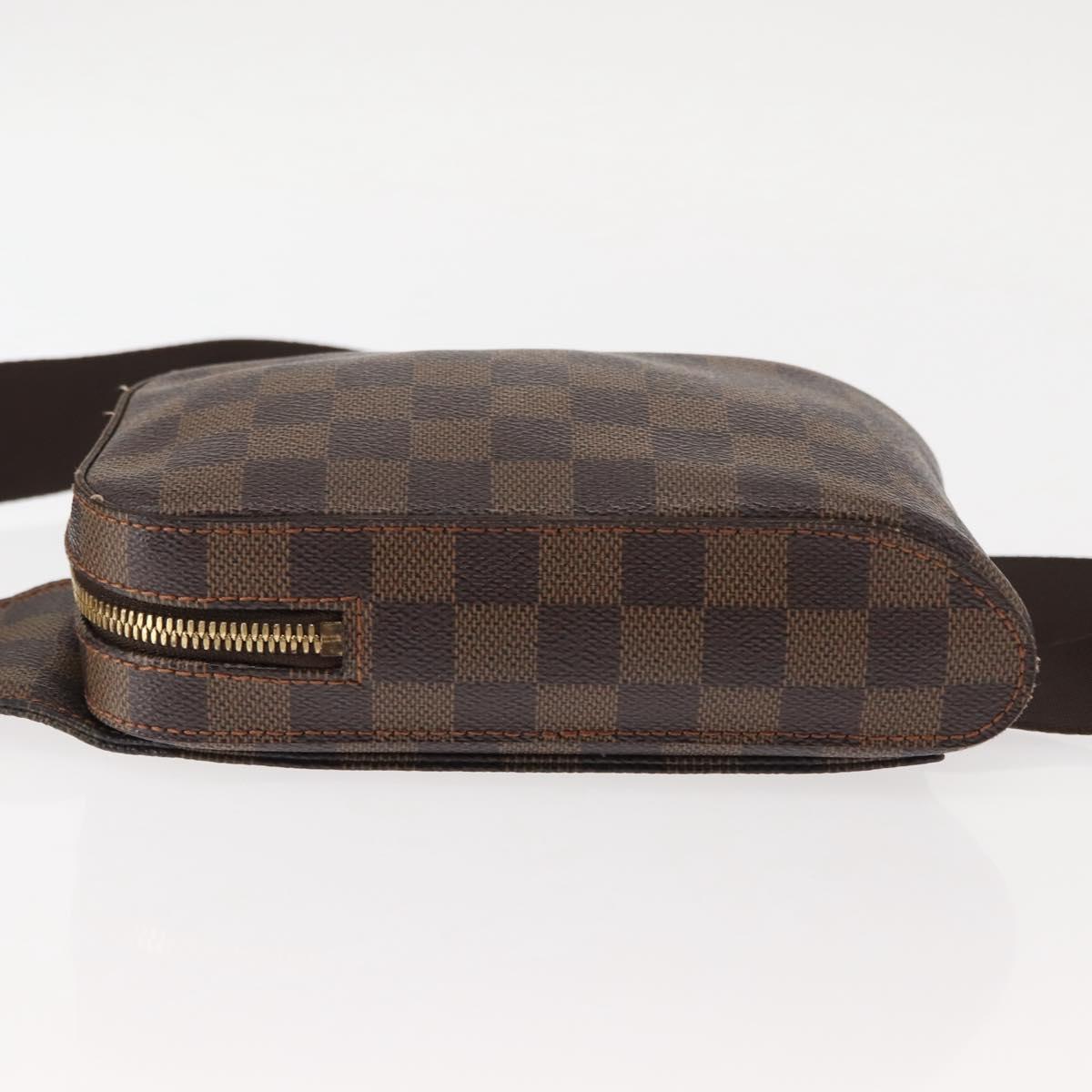 LOUIS VUITTON Damier Ebene Geronimos Shoulder Bag N51994 LV Auth 146410