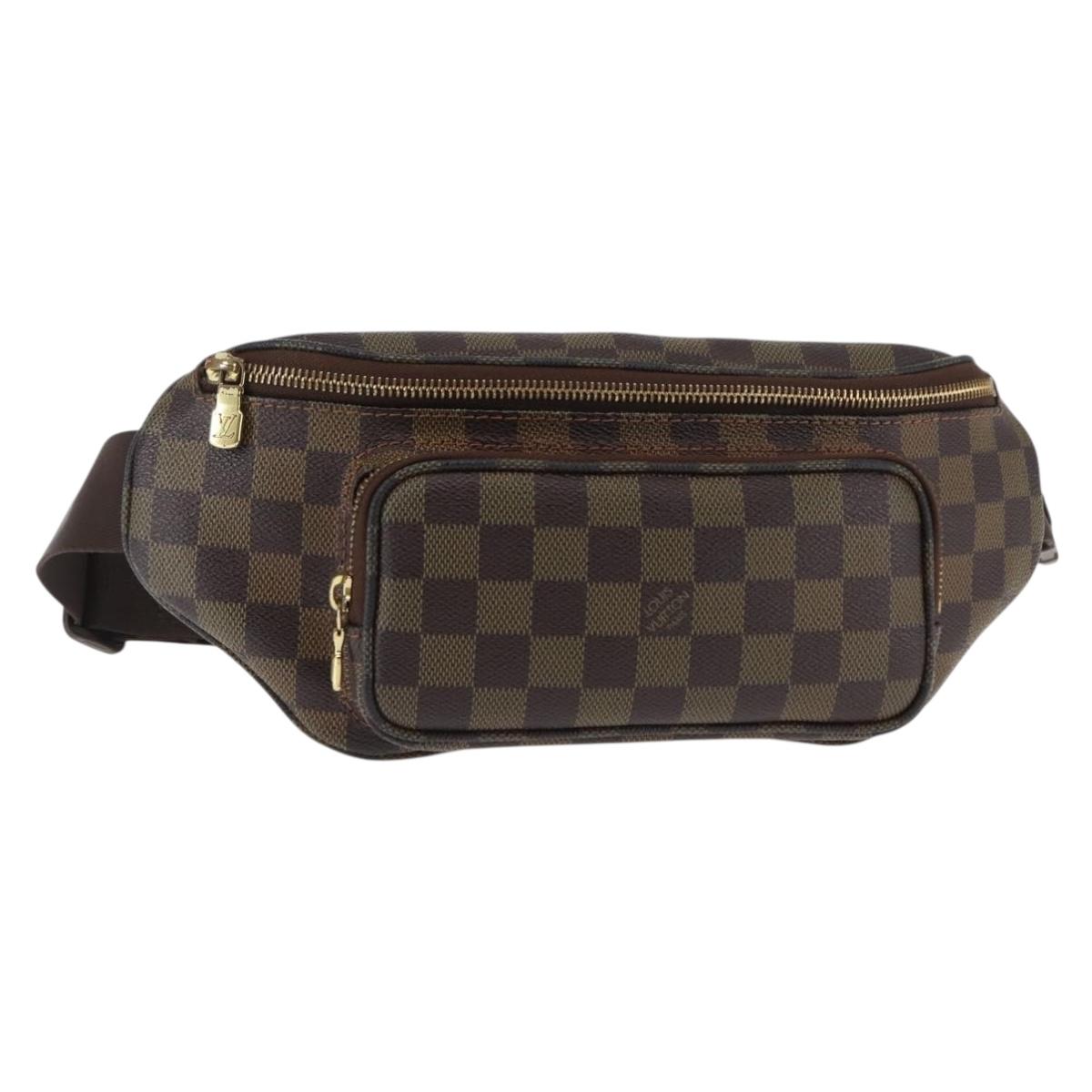LOUIS VUITTON Damier Ebene Bum Bag Melville Waist bag N51172 LV Auth 146411