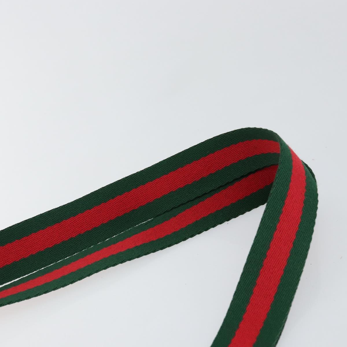 GUCCI GG Plus Supreme Web Sherry Line Tote Bag PVC Beige Gold Auth 146421