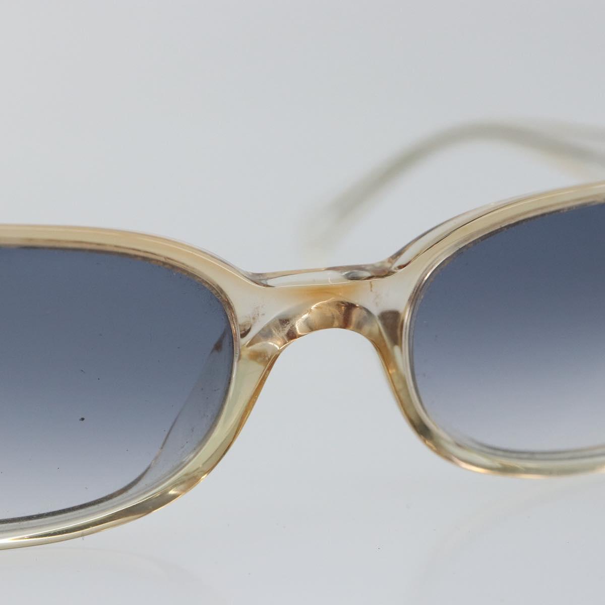 CHANEL Sunglasses Plastic Clear CC Auth 146445