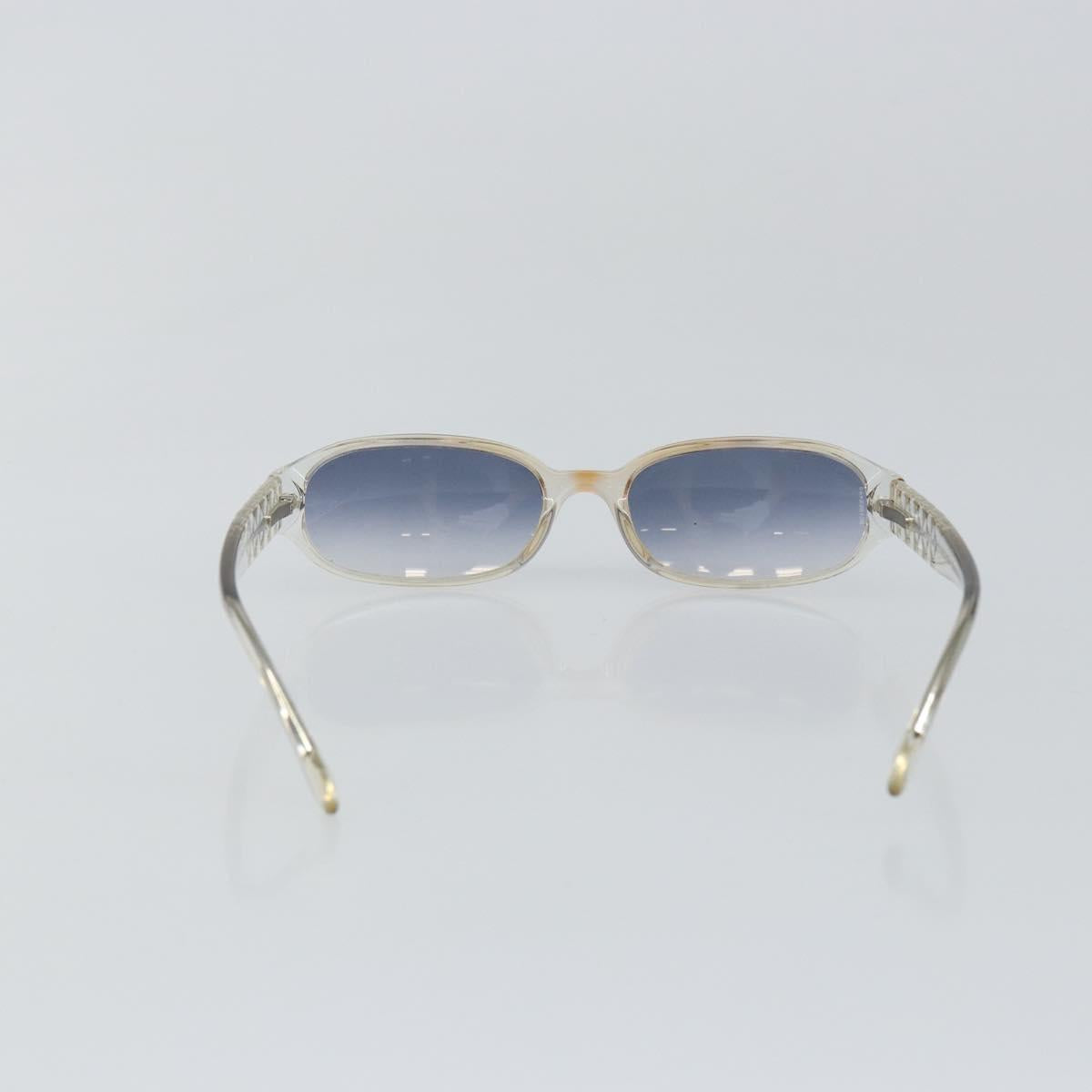 CHANEL Sunglasses Plastic Clear CC Auth 146445