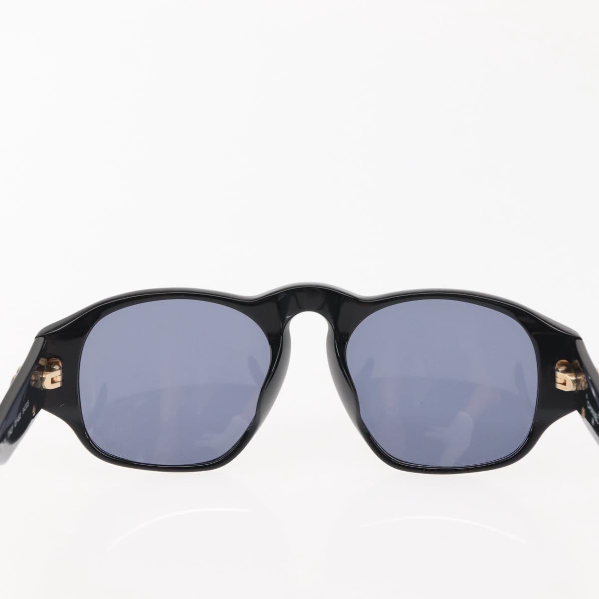 CHANEL Sunglasses Plastic Black CC Auth 146446