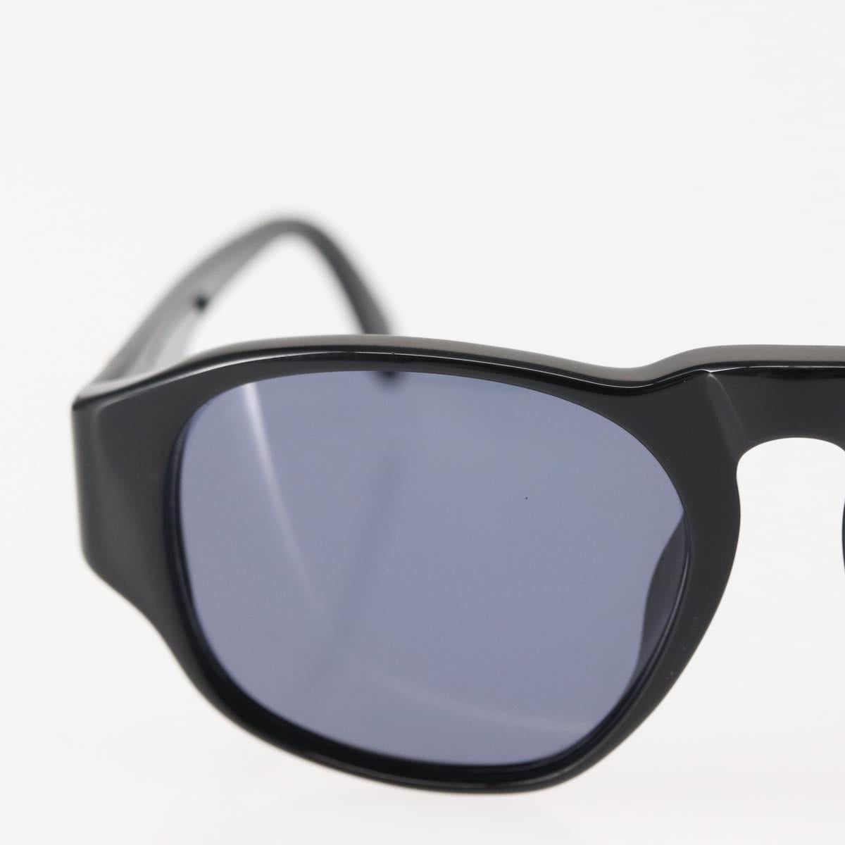 CHANEL Sunglasses Plastic Black CC Auth 146446