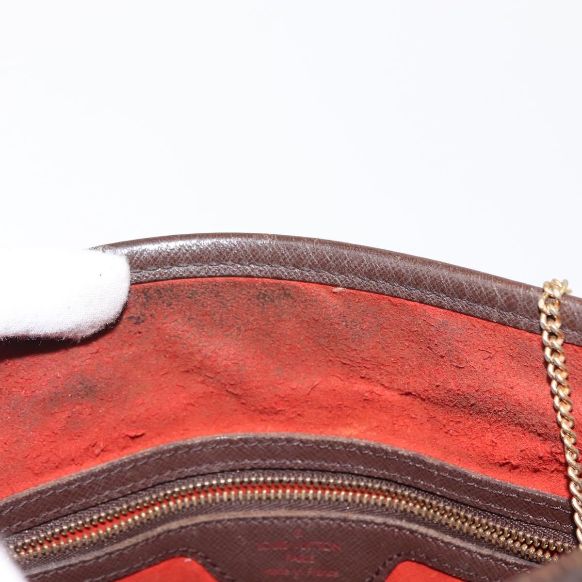 LOUIS VUITTON Damier Ebene Marais Shoulder Bag N42240 LV Auth 146455