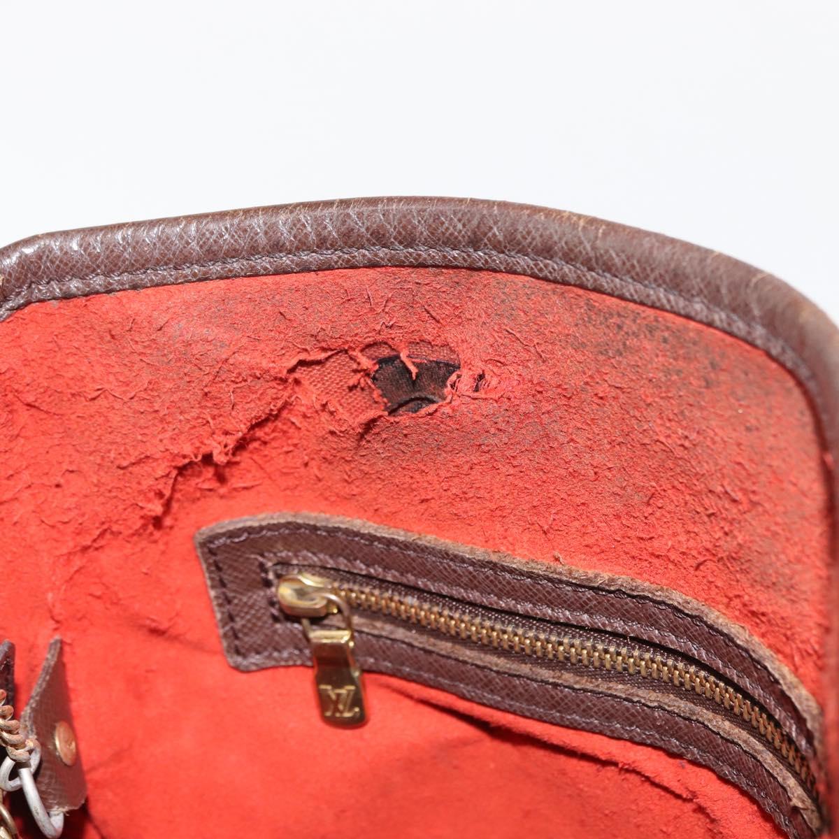 LOUIS VUITTON Damier Ebene Marais Shoulder Bag N42240 LV Auth 146455