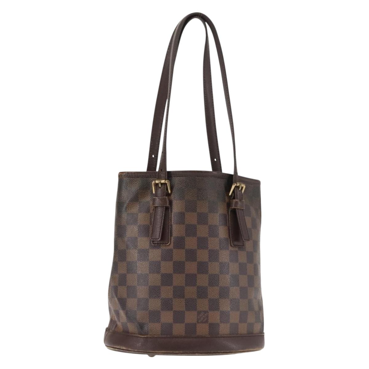 LOUIS VUITTON Damier Ebene Marais Shoulder Bag N42240 LV Auth 146455