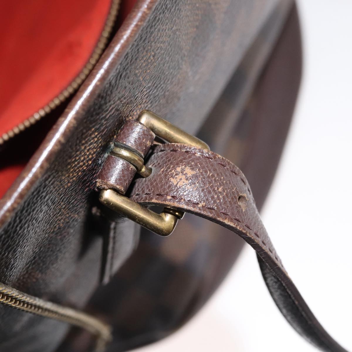 LOUIS VUITTON Damier Ebene Marais Shoulder Bag N42240 LV Auth 146455