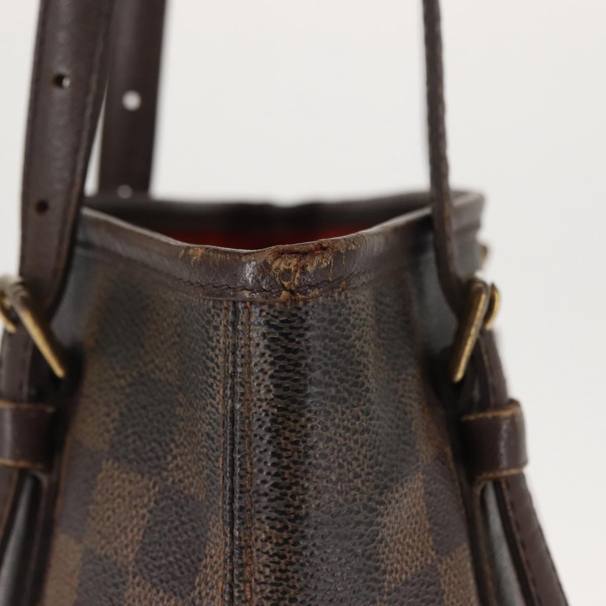 LOUIS VUITTON Damier Ebene Marais Shoulder Bag N42240 LV Auth 146455