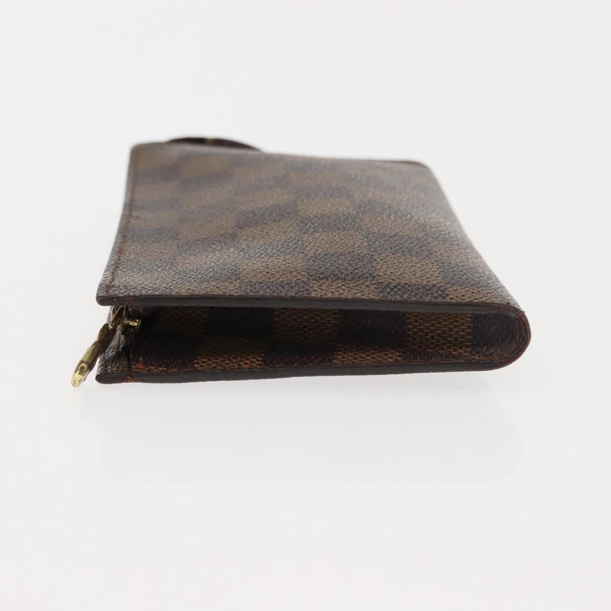 LOUIS VUITTON Damier Ebene Marais Pouch Pouch LV Auth 146456
