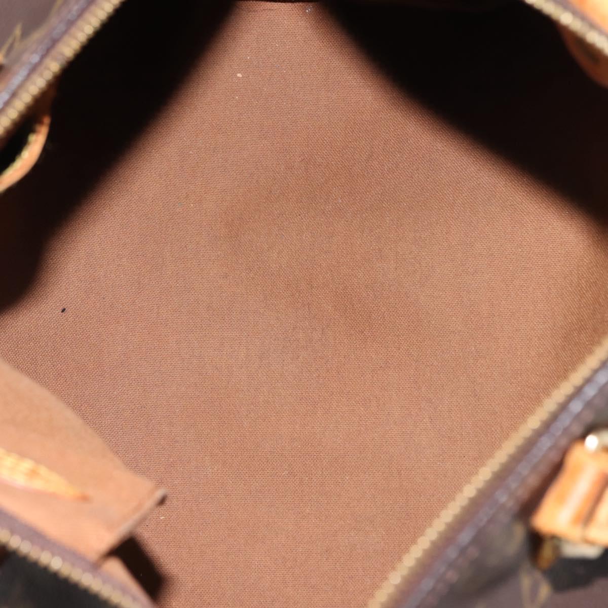 LOUIS VUITTON Monogram Speedy 30 Hand Bag M41526 LV Auth 146458