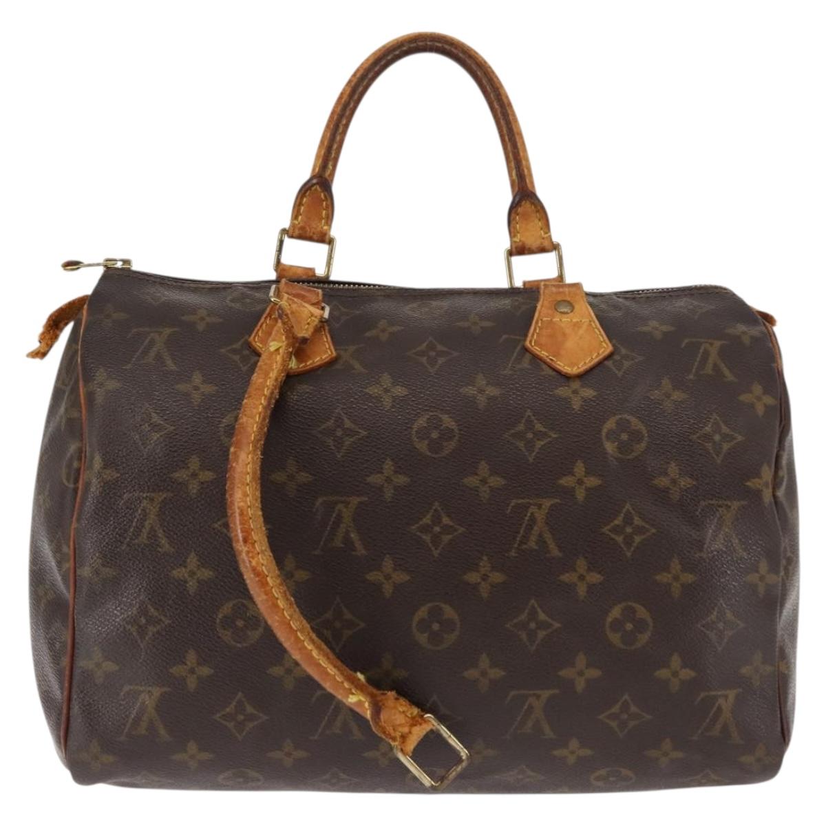 LOUIS VUITTON Monogram Speedy 30 Hand Bag M41526 LV Auth 146458