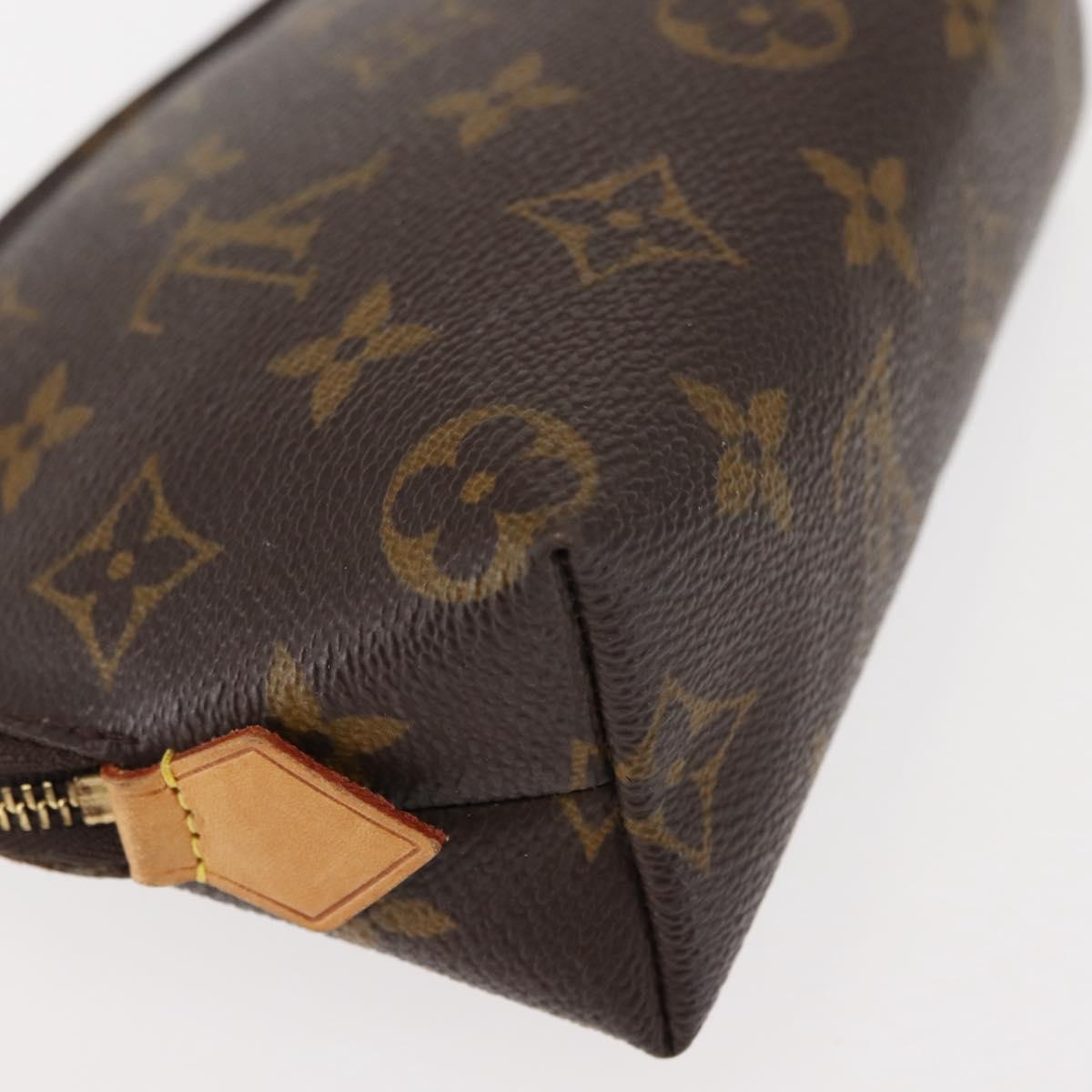 LOUIS VUITTON Monogram Pochette Cosmetic PM Cosmetic Pouch M47515 LV Auth 146459