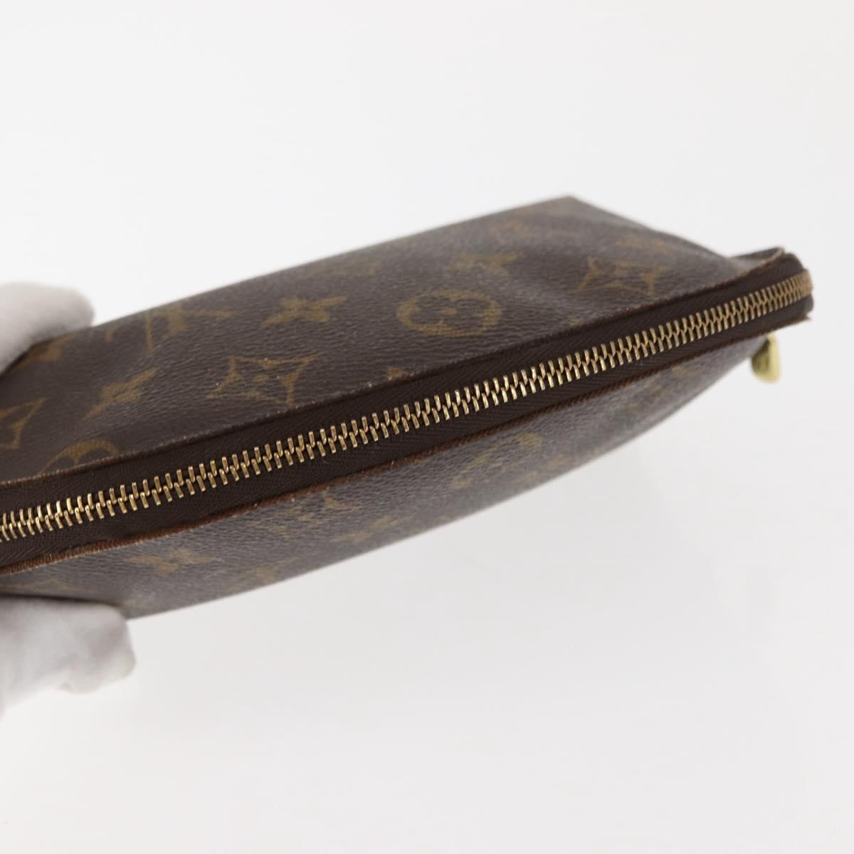 LOUIS VUITTON Monogram Pochette Cosmetic PM Cosmetic Pouch M47515 LV Auth 146459