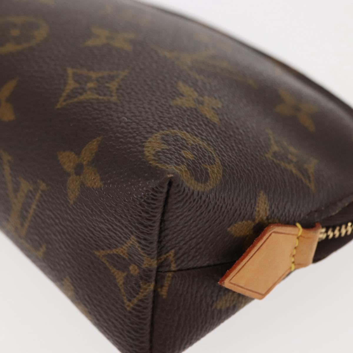LOUIS VUITTON Monogram Pochette Cosmetic PM Cosmetic Pouch M47515 LV Auth 146459
