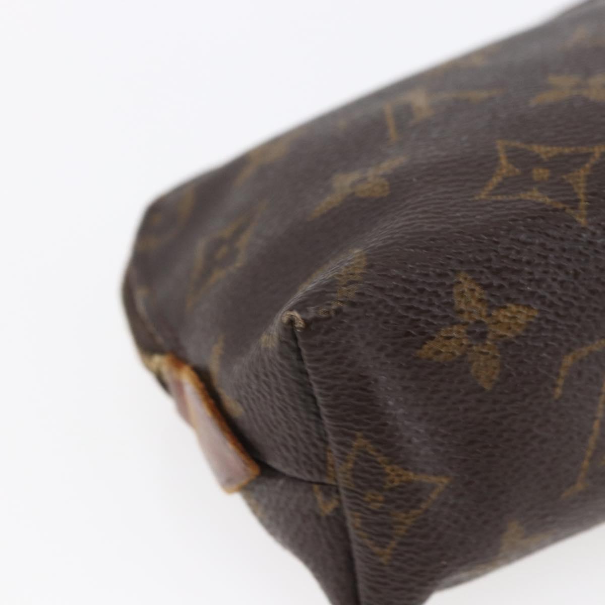 LOUIS VUITTON Monogram Pochette Cosmetic PM Cosmetic Pouch M47515 LV Auth 146460