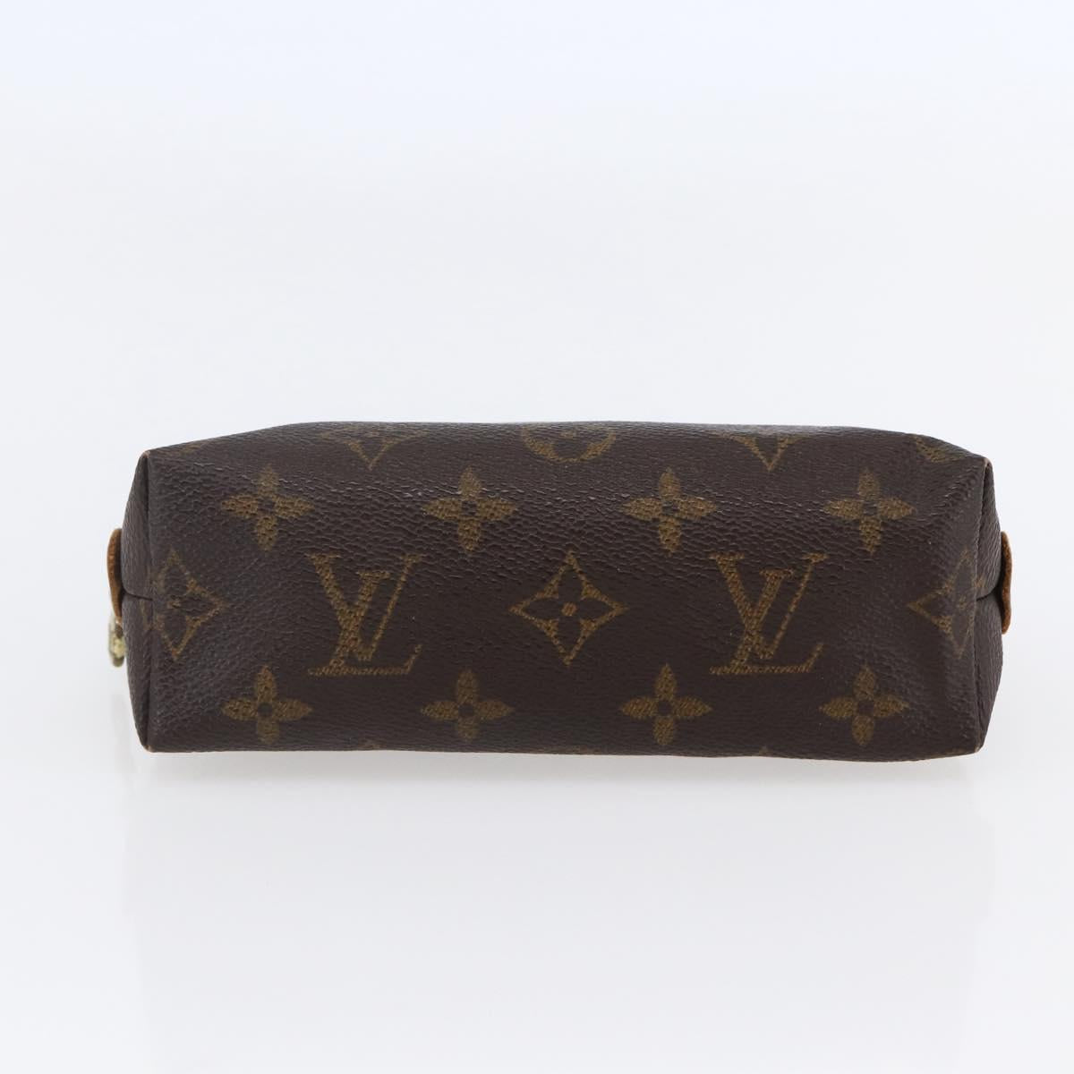 LOUIS VUITTON Monogram Pochette Cosmetic PM Cosmetic Pouch M47515 LV Auth 146460