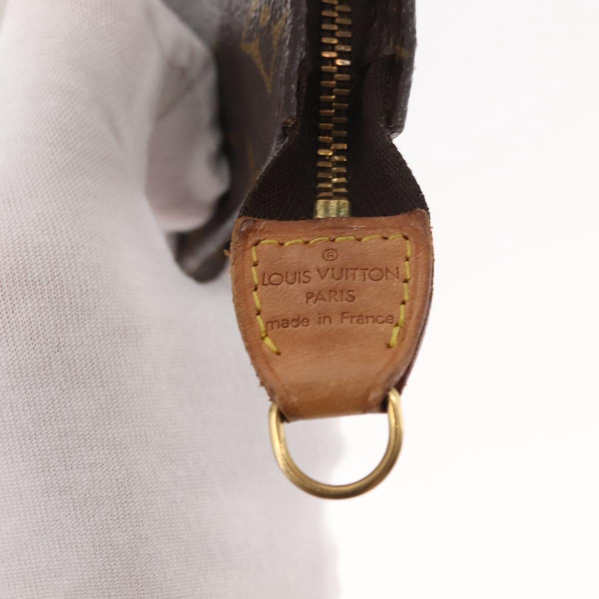 LOUIS VUITTON Monogram Bucket GM Accessory Pouch LV Auth 146461