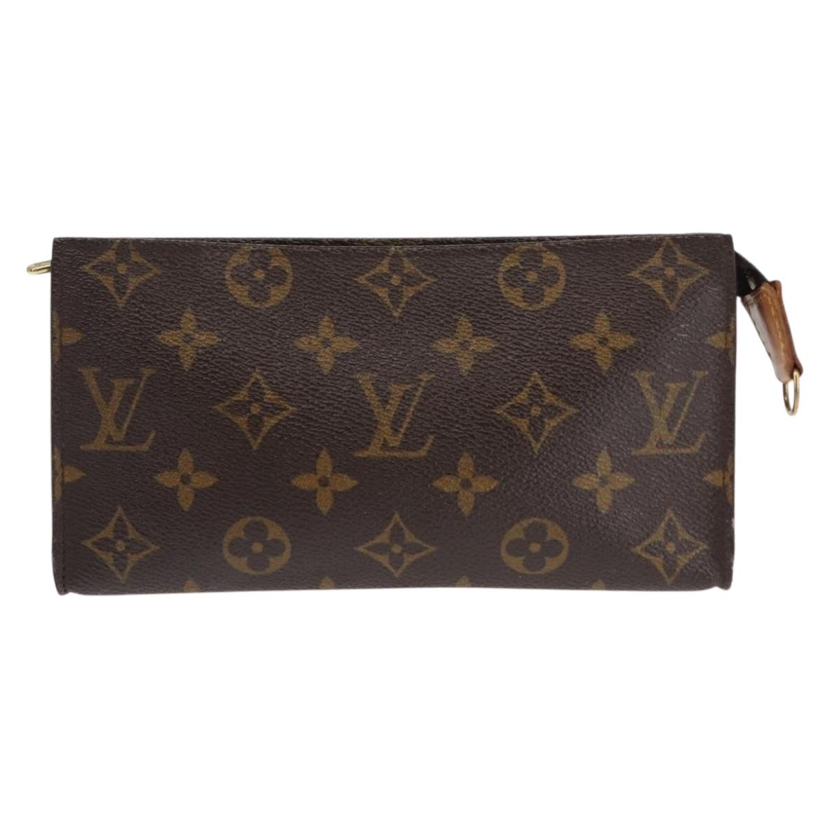 LOUIS VUITTON Monogram Bucket GM Accessory Pouch LV Auth 146461