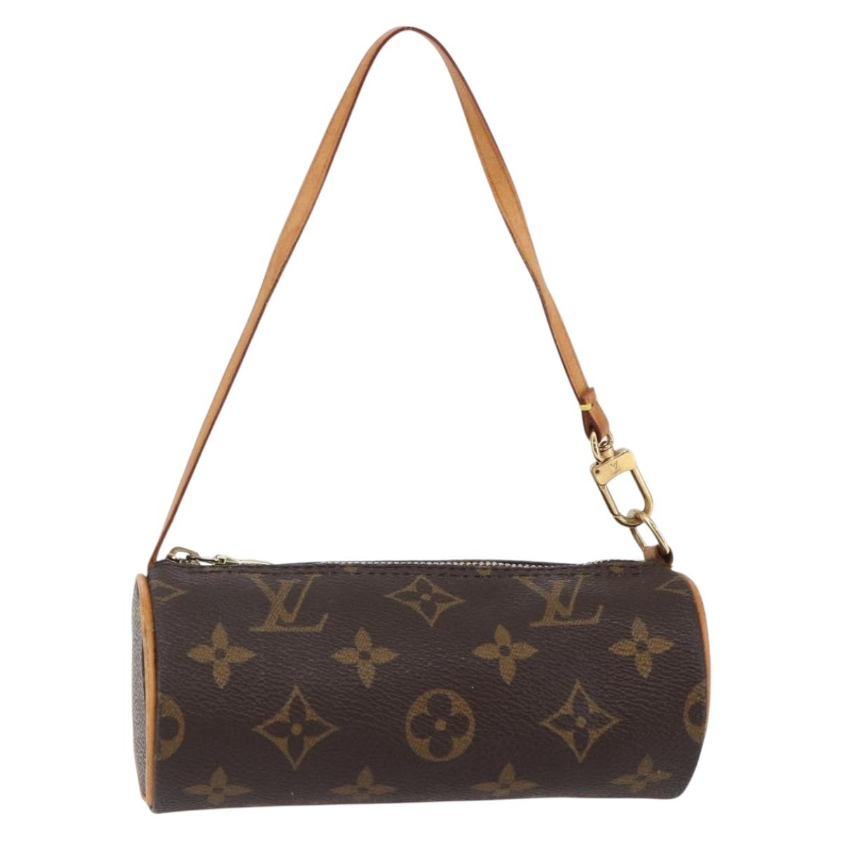 LOUIS VUITTON Monogram Papillon Pouch LV Auth 146462
